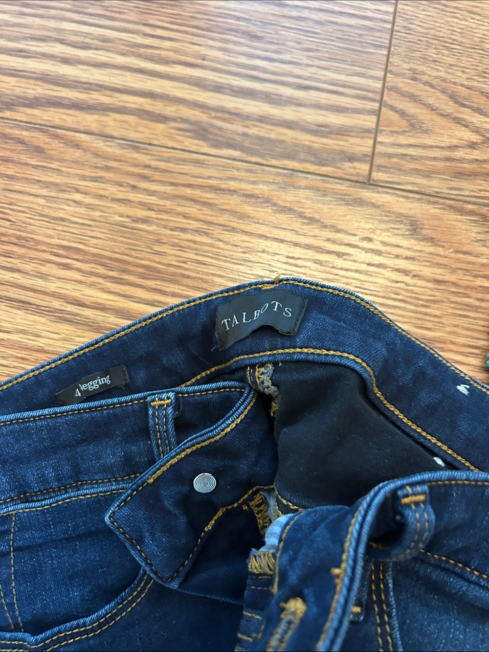 Talbots Dark Indigo Stretch Denim Jeggings